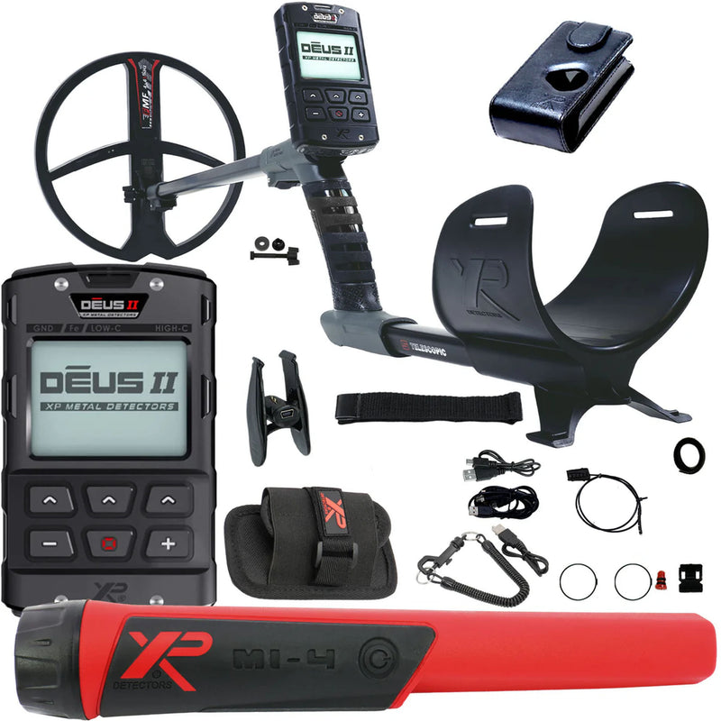 Open Box - XP DEUS II Fast Multi Frequency RC Metal Detector with 11" FMF Search Coil