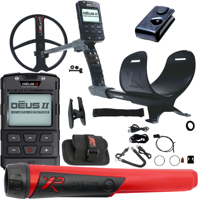 Open Box - XP DEUS II Fast Multi Frequency RC Metal Detector with 11" FMF Search Coil