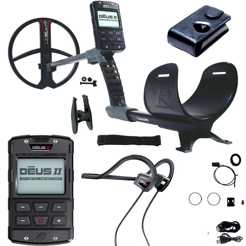 Open Box - XP DEUS II Fast Multi Frequency RC Metal Detector with 11" FMF Search Coil