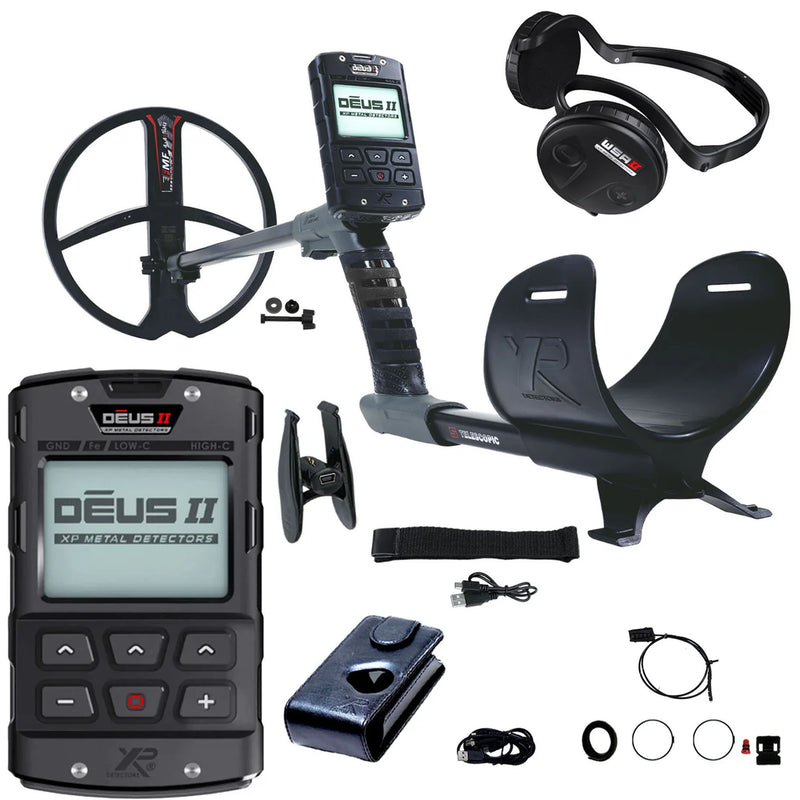 Open Box - XP DEUS II Fast Multi Frequency RC Metal Detector with 11" FMF Search Coil