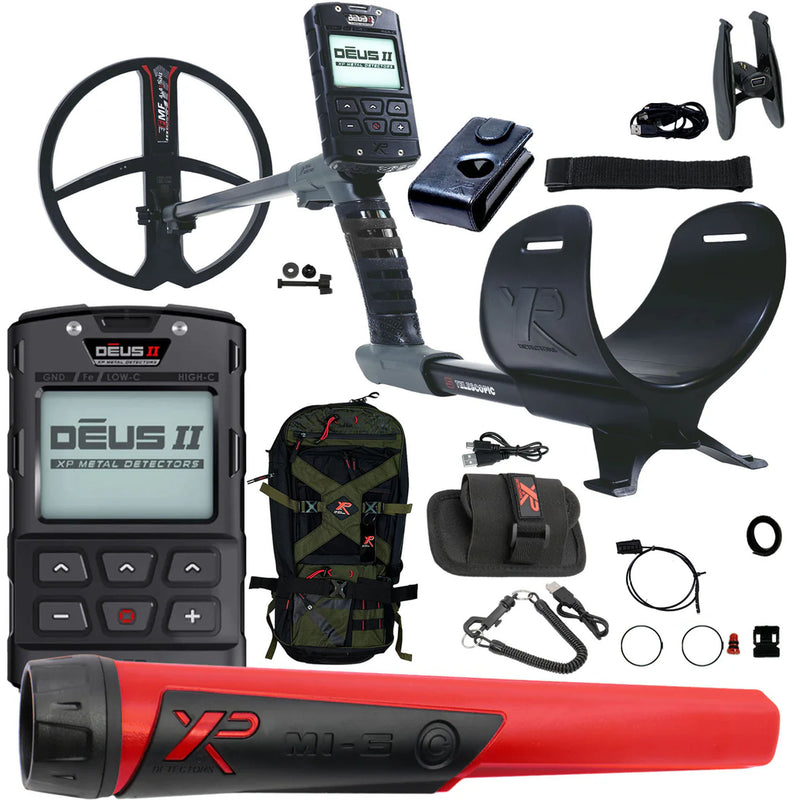 Open Box - XP DEUS II Fast Multi Frequency RC Metal Detector with 11" FMF Search Coil