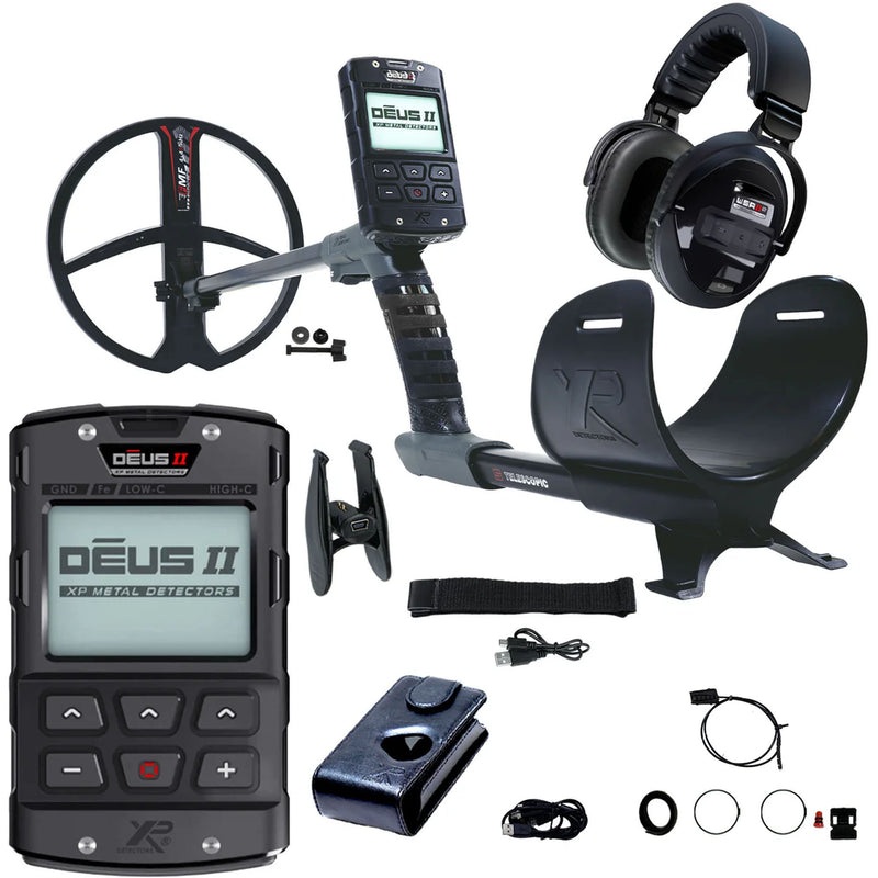 Open Box - XP DEUS II Fast Multi Frequency RC Metal Detector with 11" FMF Search Coil