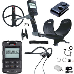 XP DEUS II Fast Multi Frequency RC Metal Detector with 11" FMF Search Coil