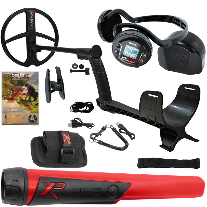 XP DEUS II WS6-ST Master Fast Multi Frequency Metal Detector with 11" FMF Coil