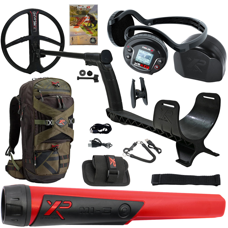 XP DEUS II WS6-ST Master Fast Multi Frequency Metal Detector with 11" FMF Coil