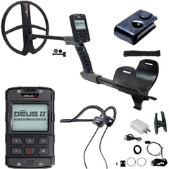 XP DEUS II Fast Multi Frequency RC Metal Detector with 13x11" FMF Search Coil