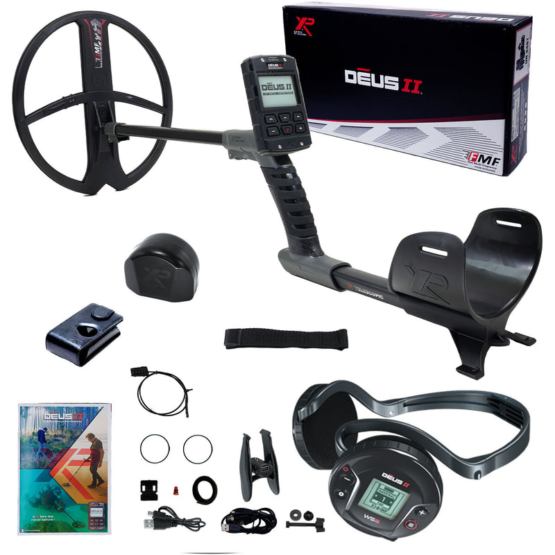 Open Box - XP DEUS II Fast Multi Frequency Metal Detector with 13x11" FMF Search Coil