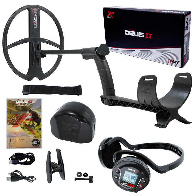 XP DEUS II WS6-ST Master Fast Multi Frequency Metal Detector with 13 x 11" FMF Search Coil
