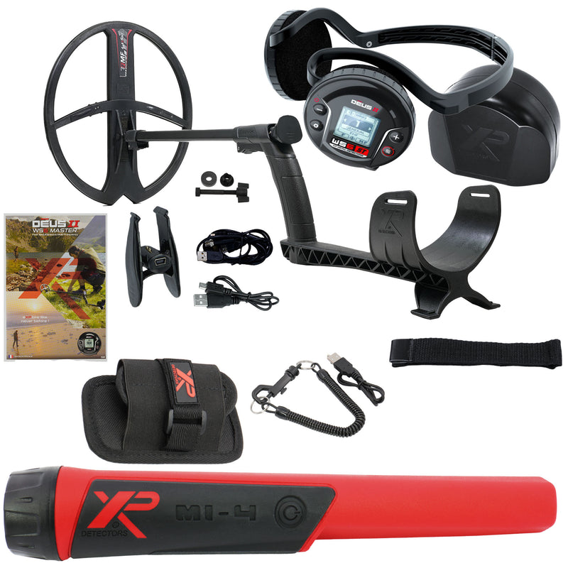 XP DEUS II WS6-ST Master Fast Multi Frequency Metal Detector with 13 x 11" FMF Search Coil