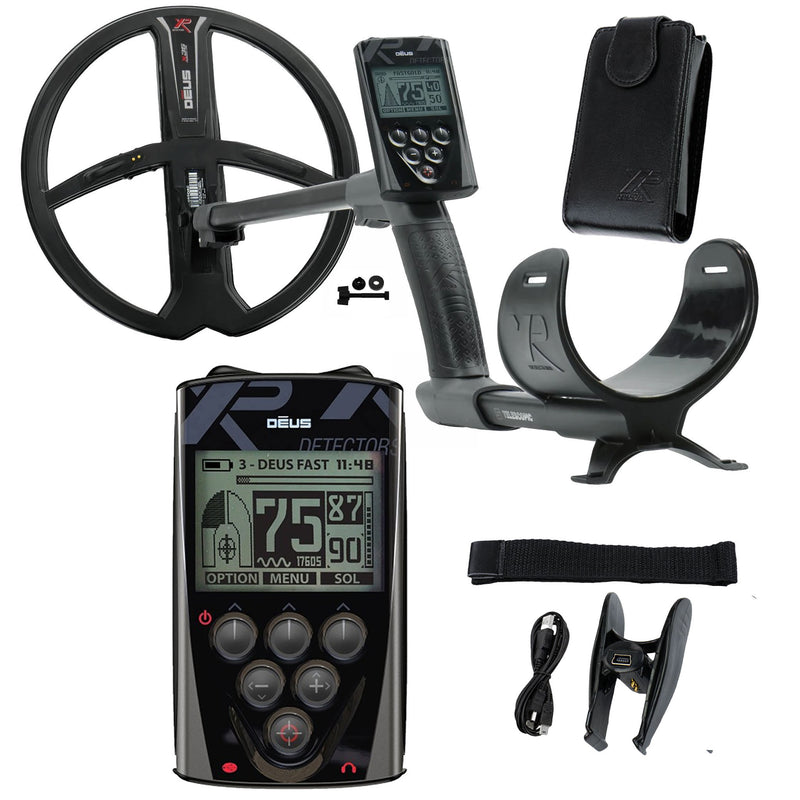 XP Deus Detector w/ MI-6 Pinpointer, Remote, 11” X35 Coil
