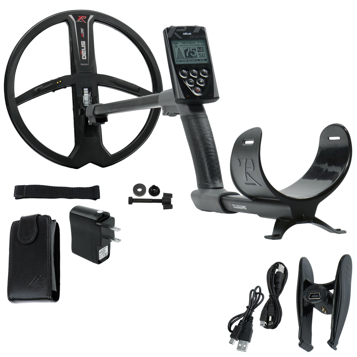 XP Deus Metal Detector with Remote and 11” X35 Search Coil