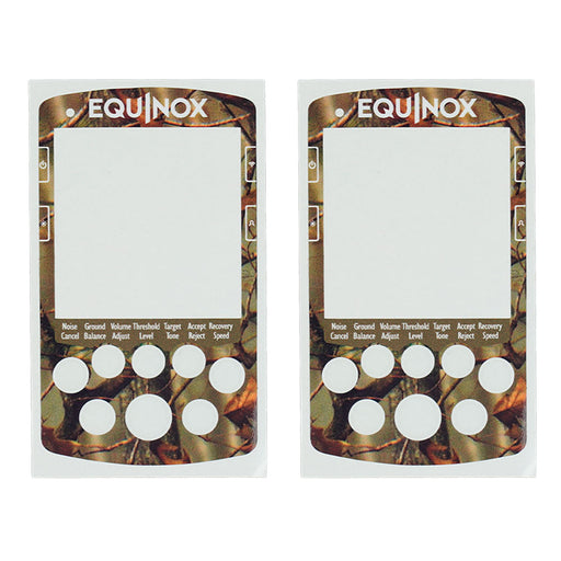 Detecting Innovations Keypad Stickers for the Minelab Equinox 800 and 600 - Camo