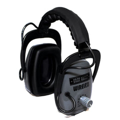 DetectorPro Gray Ghost  Wireless Headphones for Minelab Manticore and Equinox Series Metal Detectors