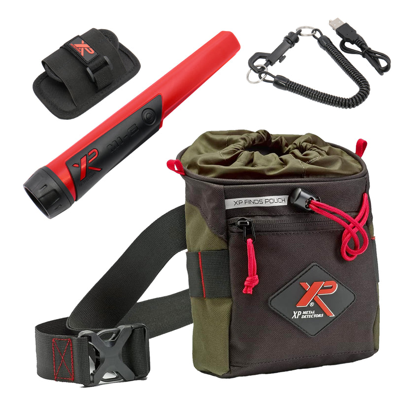 XP ICONX Adventure Pack - Wireless Metal Detector Bundle with Headphones, Pinpointer, Backpack & Finds Pouch