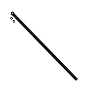 Steve's Detector Rods Glass-Fiber 22" Lower Rod for Minelab Equinox 700 and 900 in black with washers