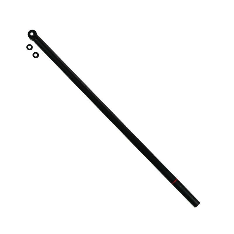 Steve's Detector Rods Glass-Fiber 22" Lower Rod for Minelab Equinox 700 and 900 in black with washers