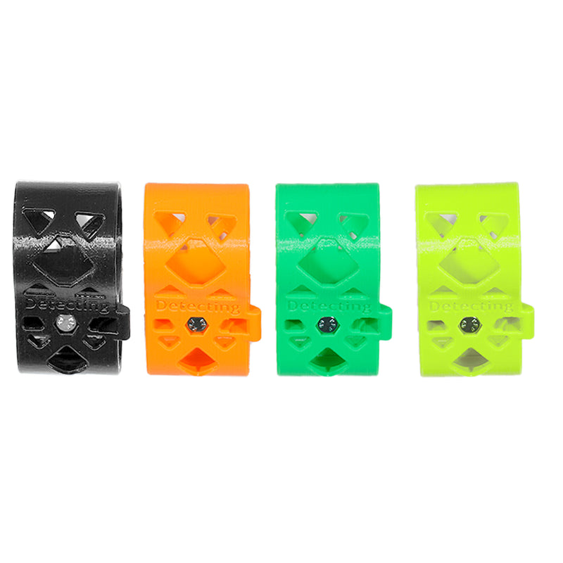 Detecting Adventure Shaft Mount Pinpointer Holder -  Black, Orange, Green, and Yellow