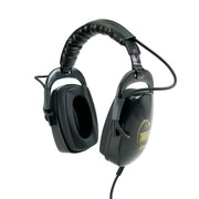 Black Killer B Thresher headphones with cord on a  with white background