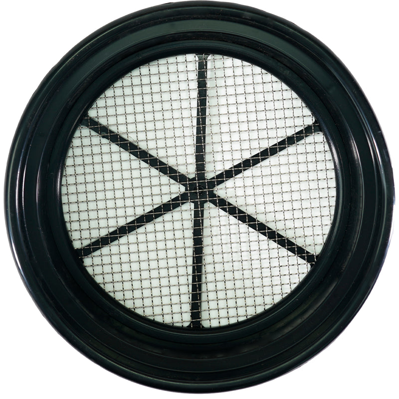 TerraX Black 13 1/4" inch Gold Sifting Classifier - Multiple Mesh Sizes Available