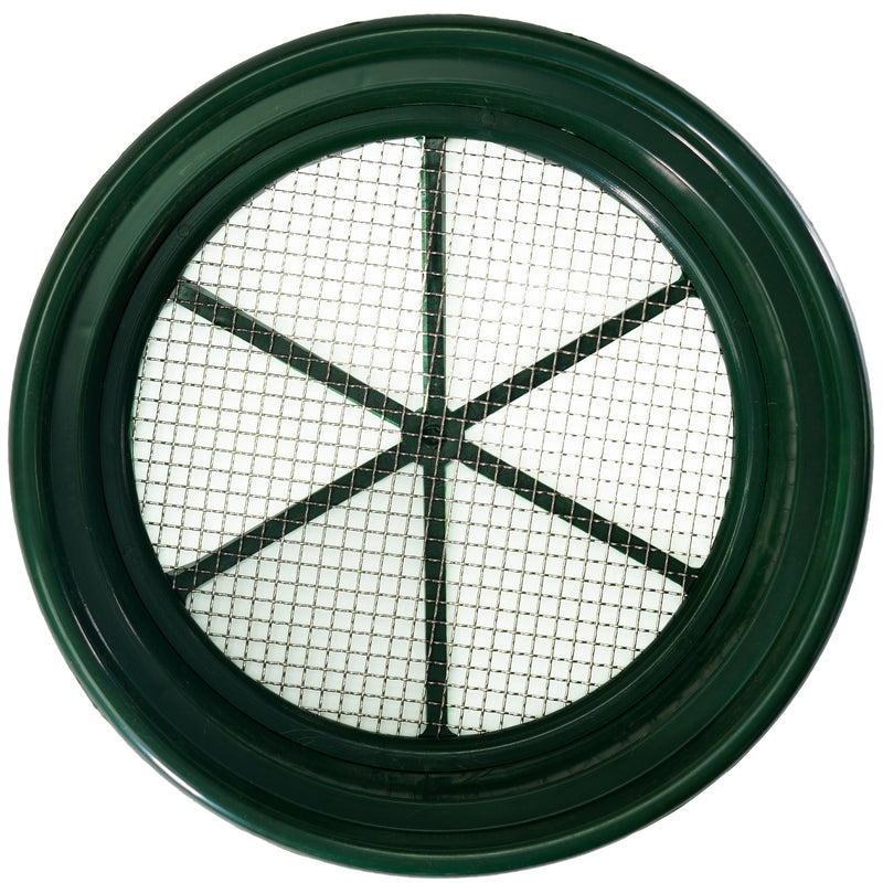 TerraX Green 13 1/4" inch Gold Sifting Classifier - Multiple Mesh Sizes Available