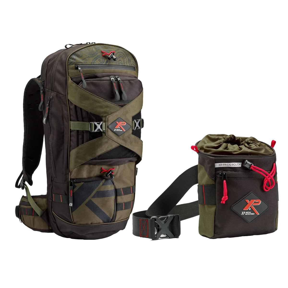 XP Backpack 280 and Finds Pouch for Deus and ORX Metal Detectors