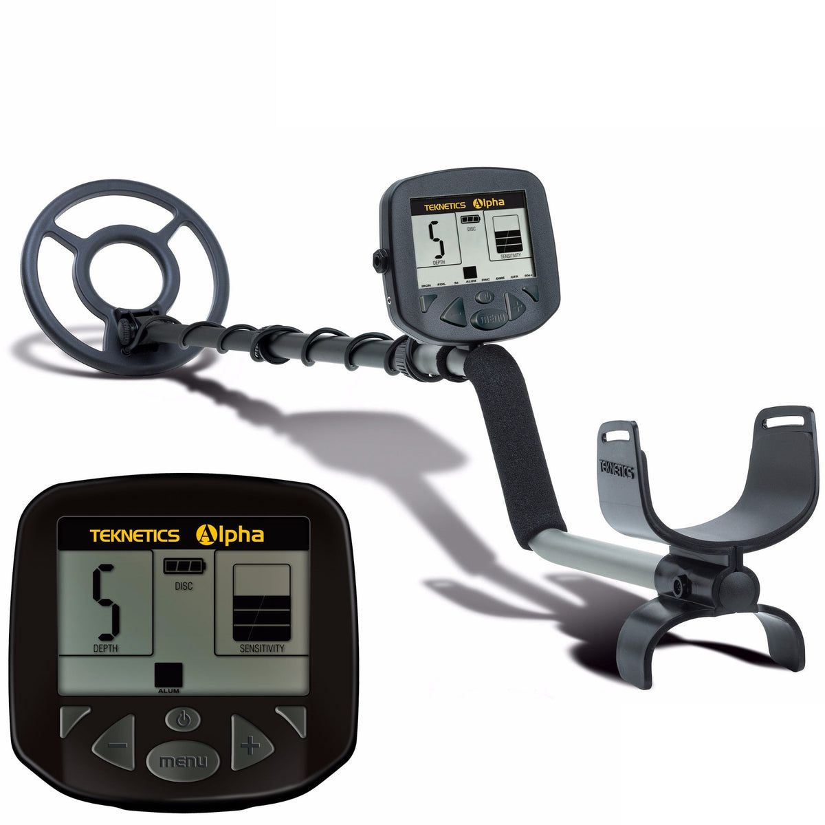 Teknetics Alpha 2000 Metal Detector w/ 8" Concentric Coil (Open Box)