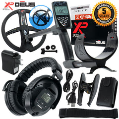 XP Deus Metal Detector with Full Sized Headphones, Remote and 9” X35 Search Coil (Open Box)