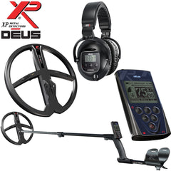 XP Deus Metal Detector w/ WS5 Wireless Headphones, Remote, 11” X35 Search Coil (Open Box)