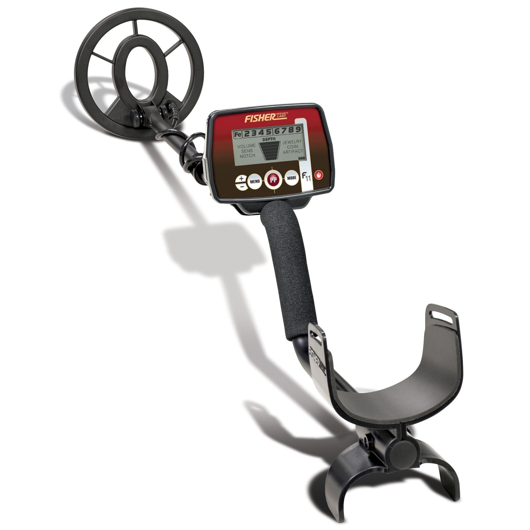 Fisher F11 Metal Detector with 7" Waterproof Search Coil (Open Box)