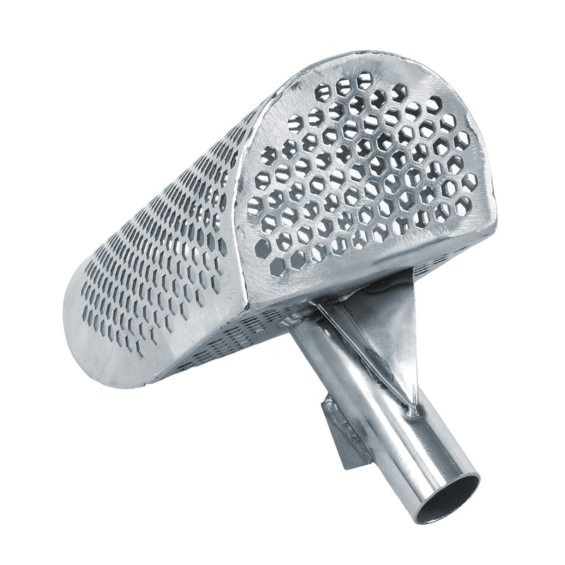 Dune Scoops Poseidon 10" x 5" Stainless Steel Metal Detector Sand Scoop Hexagon Holes