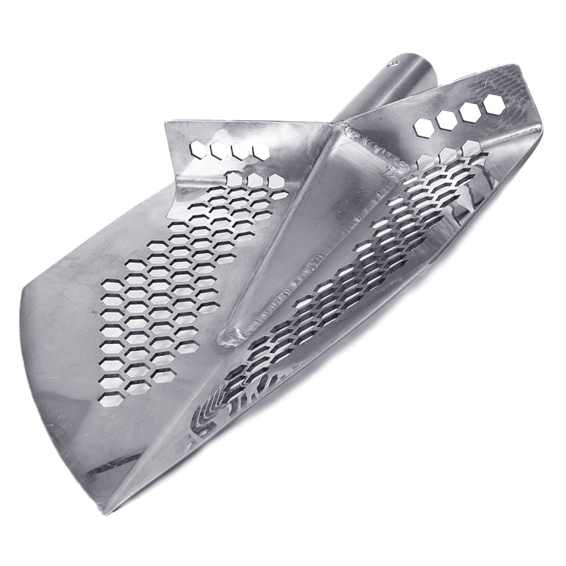 Dune Scoops Stainless Steel 2.0mm Shovel for Digging/10mm Hexahedron Holes with Collapsible Stainless Steel Handle Universal Pole