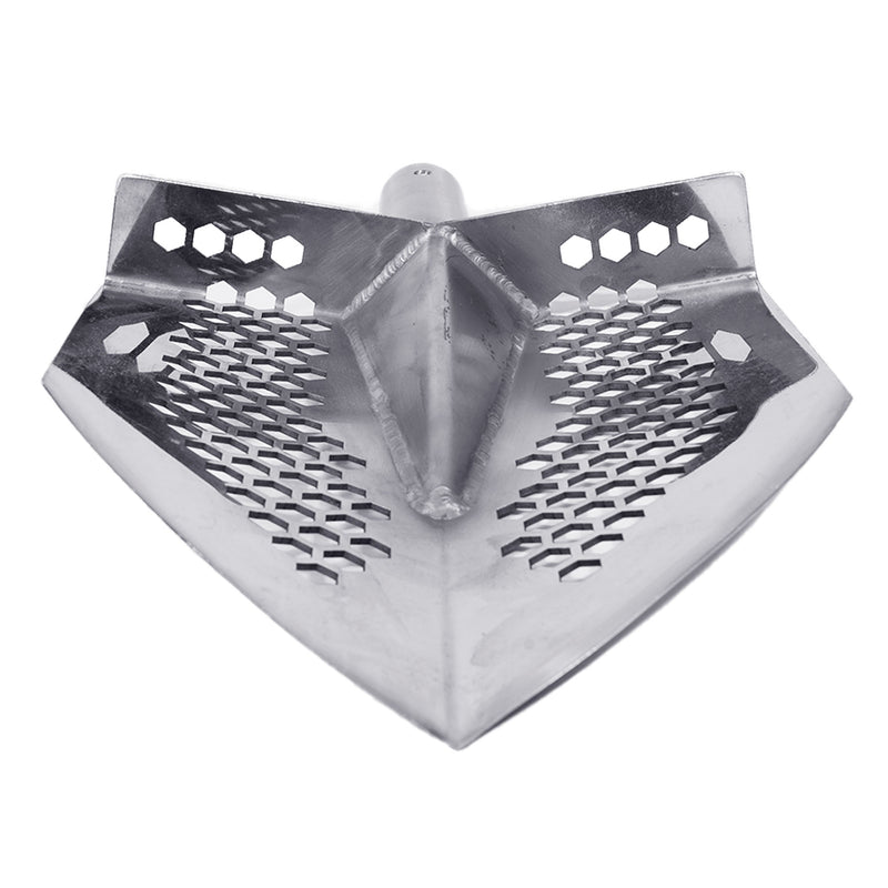 Dune Scoops Stainless Steel 2.0mm Shovel for Digging/10mm Hexahedron Holes and Carbon Fiber Rod with Handle