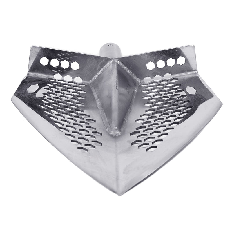 Dune Scoops Stainless Steel 2.0mm Shovel for Digging/10mm Hexahedron Holes with Collapsible Stainless Steel Handle Universal Pole