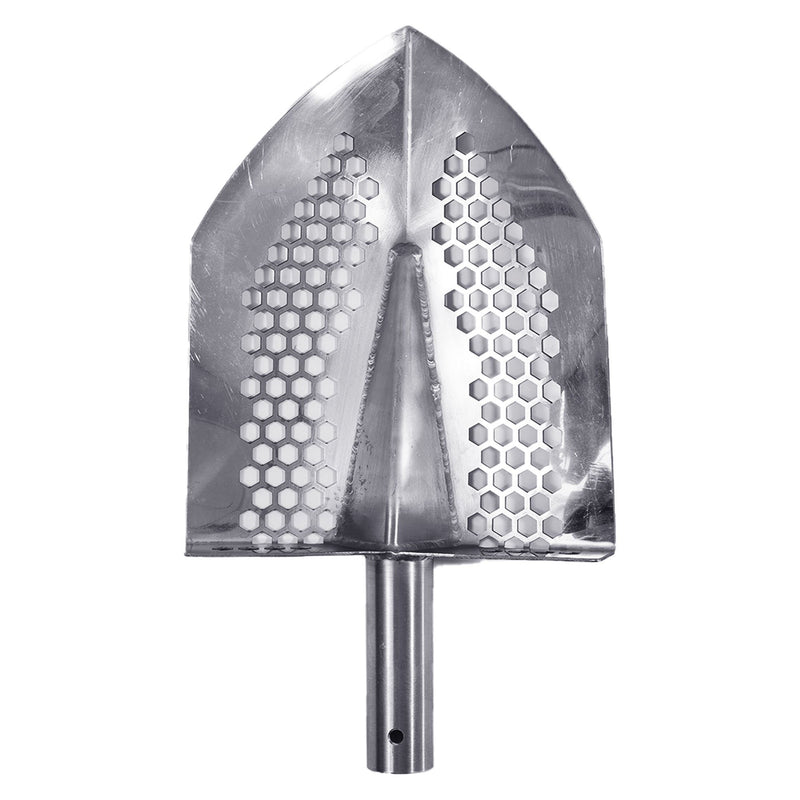 Dune Scoops Stainless Steel 2.0mm Shovel for Digging/10mm Hexahedron Holes with Collapsible Stainless Steel Handle Universal Pole