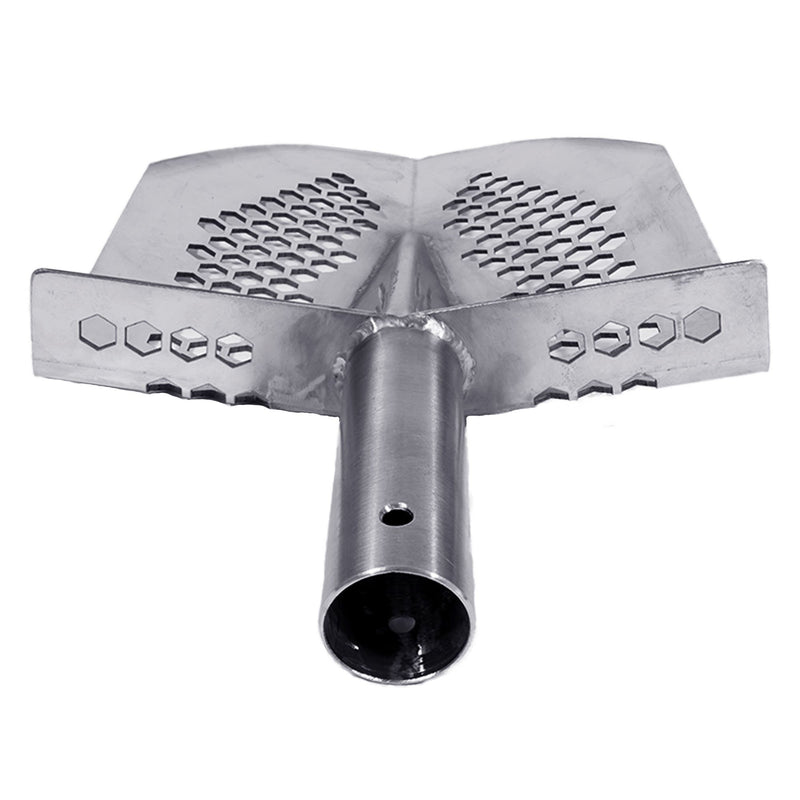 Dune Scoops Stainless Steel 2.0mm Shovel for Digging/10mm Hexahedron Holes with Collapsible Stainless Steel Handle Universal Pole