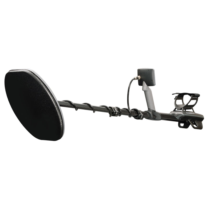Garrett Axiom Metal Detector with 13"x11" Mono Coil, 11"x7" DD Coil and MS-2 Headphones