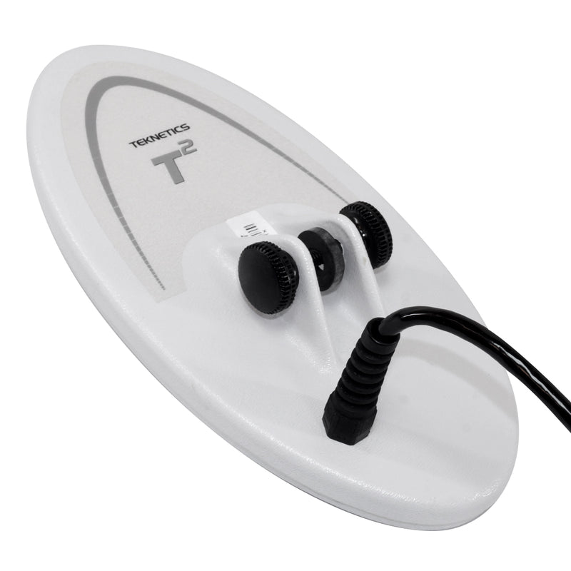 Teknetics 10" White Elliptical DD Metal Detector Search Coil for T2