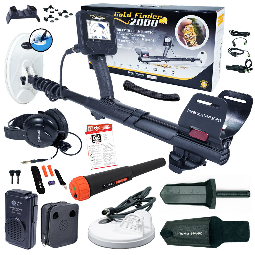 Nokta Gold Finder 2000 Metal Detector Expedition Bundle