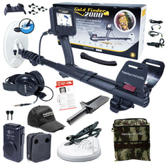 Nokta Gold Finder 2000 Metal Detector Bundle with Nokta Finds Pouch, Digger, and Cap