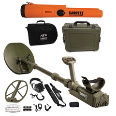 Garrett ATX Deepseeker Detector, 2 Coils and Pro Pointer AT Pinpointer