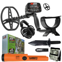 Garrett AT MAX Metal Detector, Pro-Pointer AT Z-Lynk, MS-3 Headset, Cap & Digger