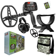 Garrett AT MAX Metal Detector, MS-3 Headphones, Pouch & Cap