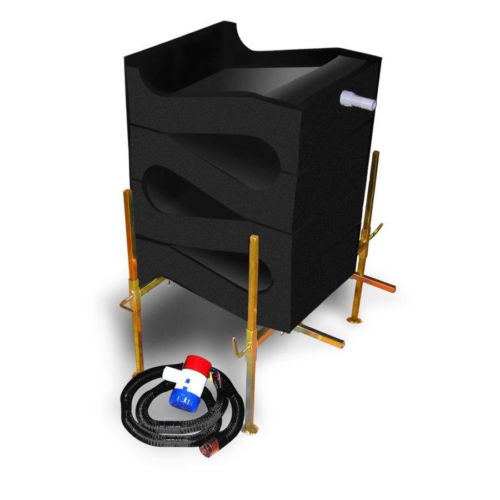 Gold Cube 4 Stack Deluxe Kit with Anodized Gold Banker & 120 Volt Power Supply