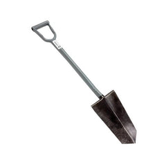 Lesche Super Sampson Grey D-Handle Shovel w/ Heat Treated Blade