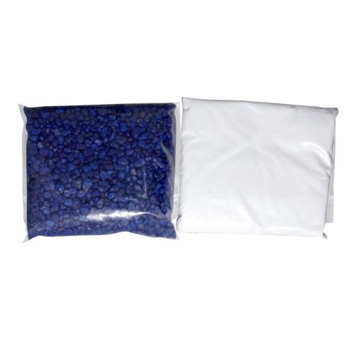 Blue Tumbling Media Silver Cleaning Kit for Coin and Rock Tumblers