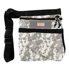 Quest Digital Camo Metal Detector Finds Bag w/ Belt fits 48" Waist