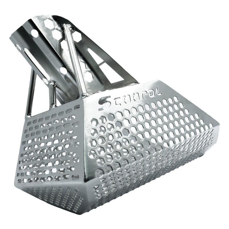Quest Scoopal Sand Scoop with Carbon Fiber Travel Pole- Light and Strong