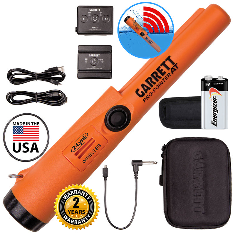 Garrett MS-3 Z-Lynk Wireless Headphone KIT with Pro Pointer AT Z-Lynk Pinpointer