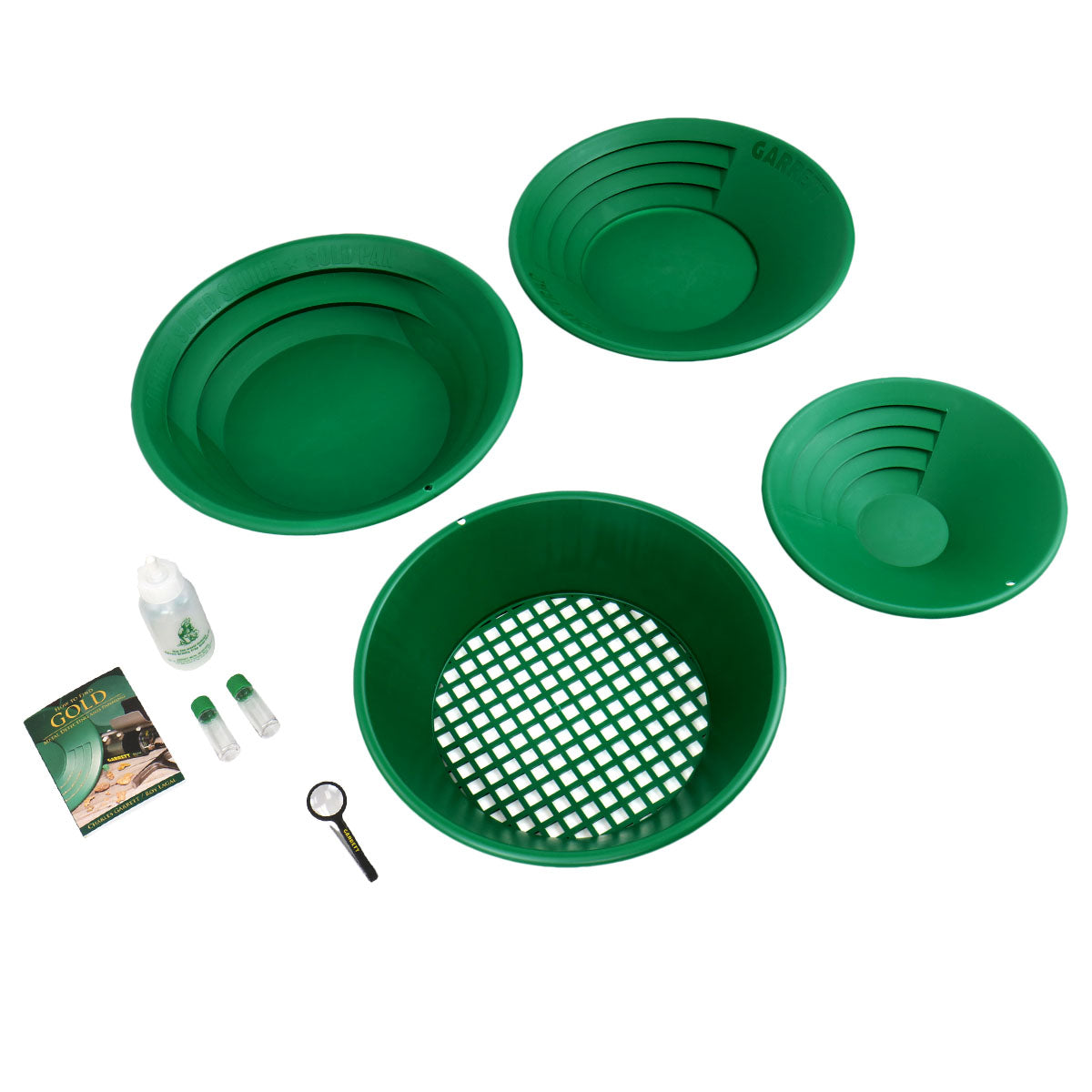 Garrett Deluxe Gold Panning Kit Complete &amp; Gravity Trap Pan