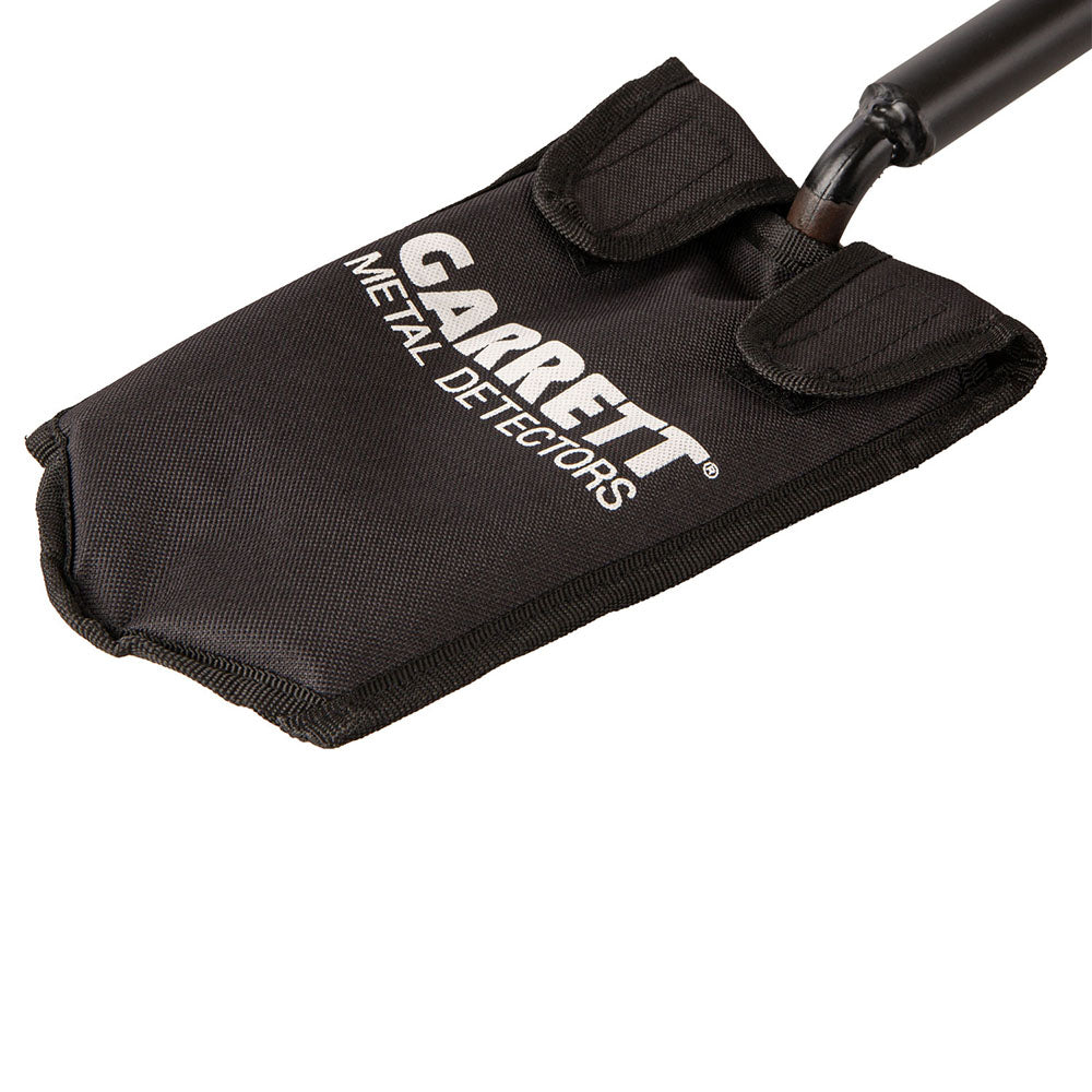 Garrett Razor Relic Shovel, Garrett Edge Digger, and Camo Digger's Pouch